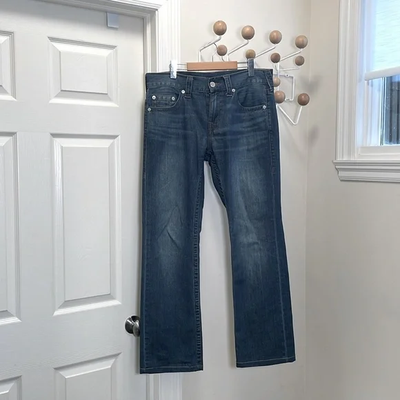 True Religion - Y2K Straight Denim Jeans - Blue - 32 - Picture 2 of 13